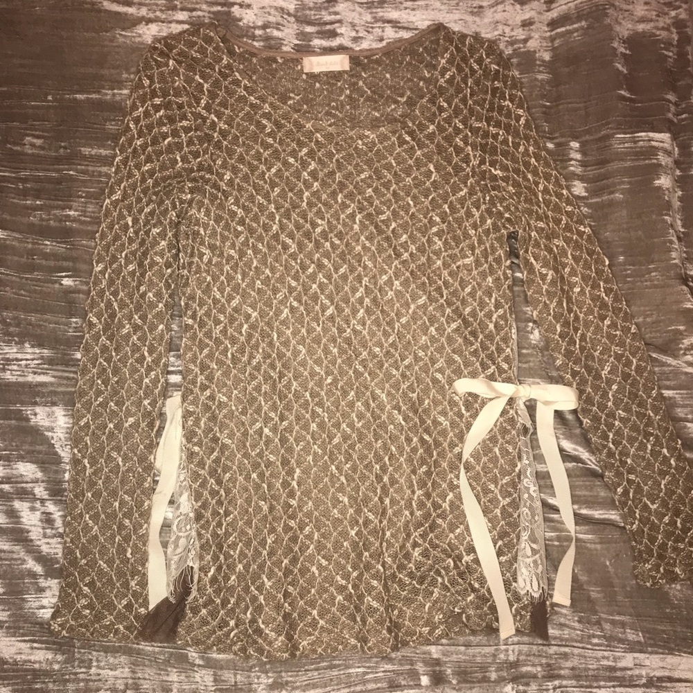 Altr’d State Sweater with Lace Detail